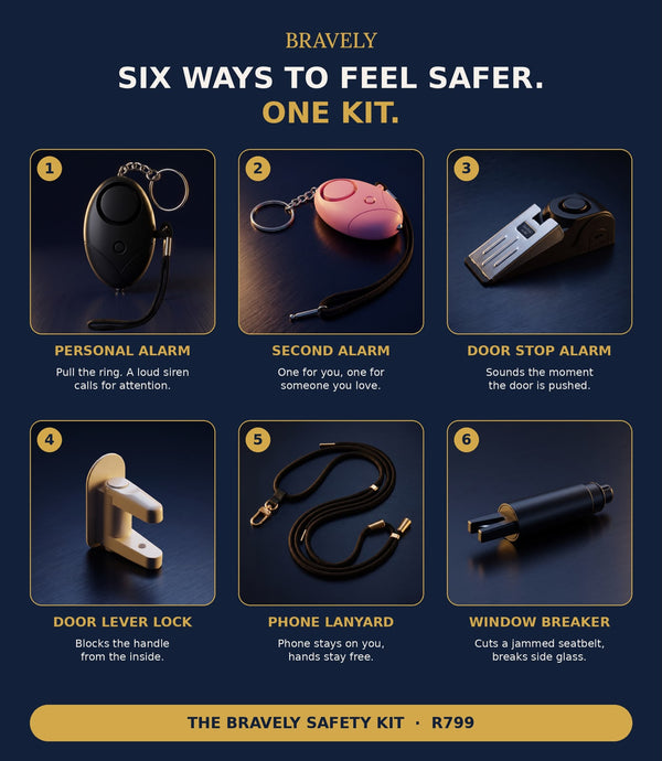 The Bravely Safety Kit - The Safety Kit That Provides The Ultimate Self Defense